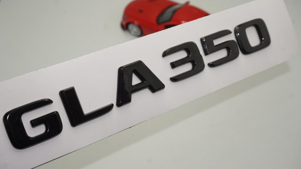 GLA 350 Bagaj Parlak Siyah ABS 3M 3D Yazı Logo