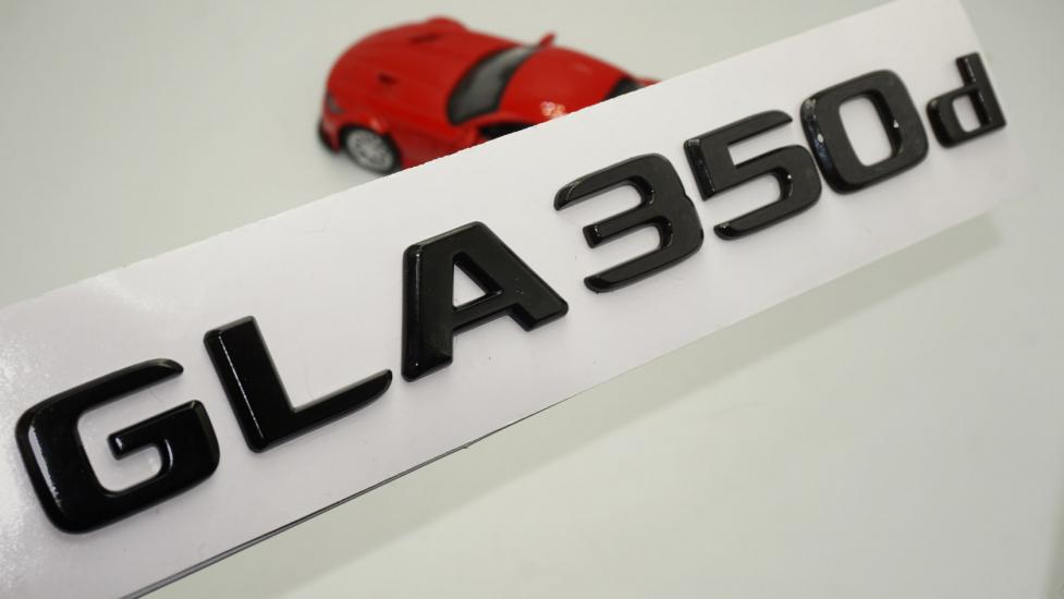 GLA 350d Bagaj Parlak Siyah ABS 3M 3D Yazı Logo