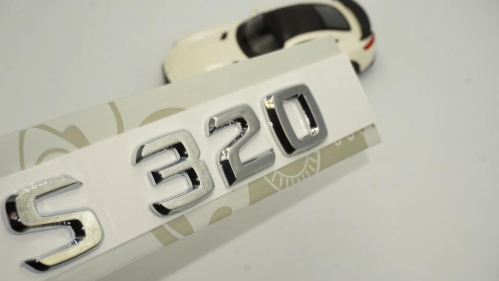 S320 Bagaj Krom ABS 3M 3D Yazı Logo