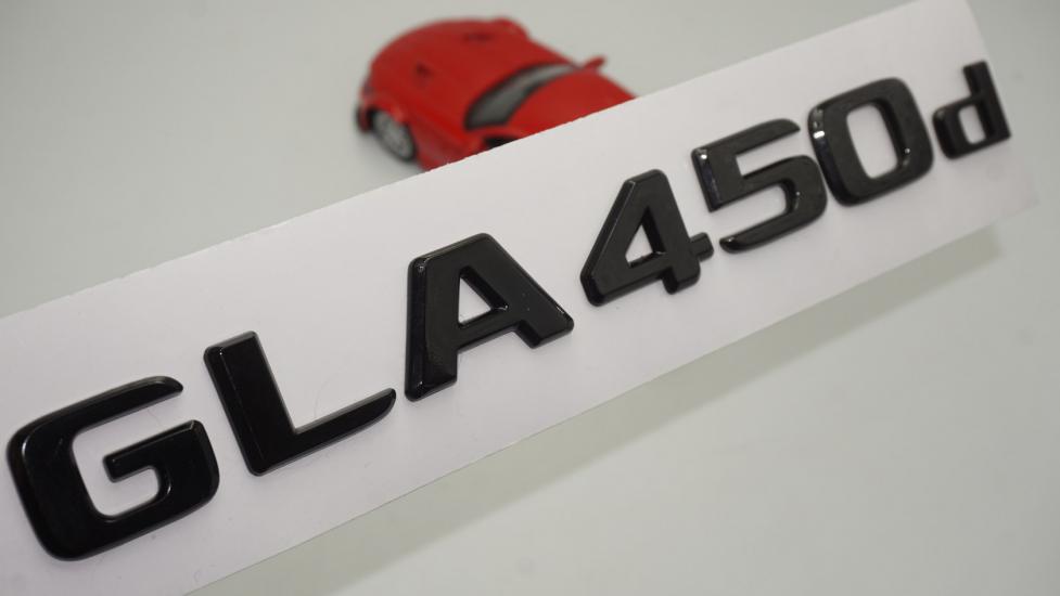 GLA 450d Bagaj Parlak Siyah ABS 3M 3D Yazı Logo