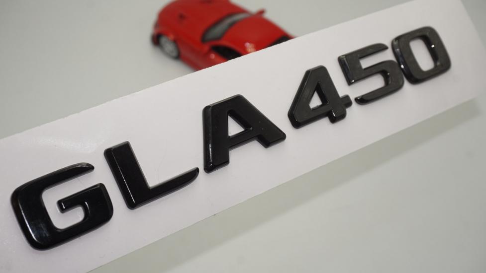 GLA 450 Bagaj Parlak Siyah ABS 3M 3D Yazı Logo