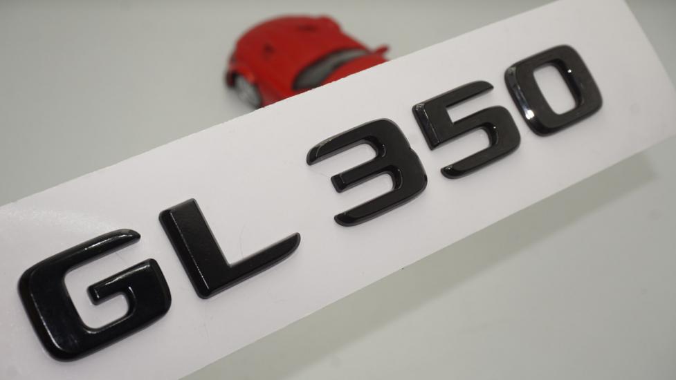GL 350 Bagaj Parlak Siyah ABS 3M 3D Yazı Logo