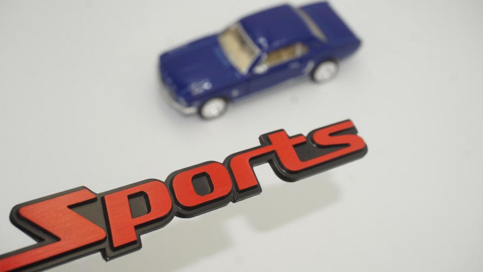 Hyundai Sports Logo Krom Metal 3M 3D Spor Versiyon Bagaj Logo