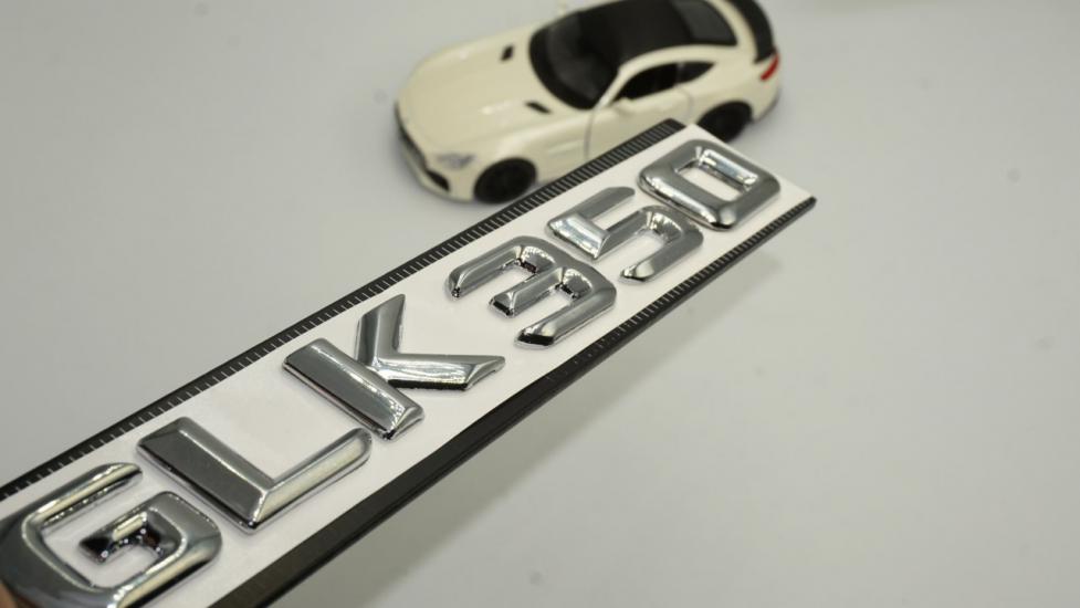 GLK 350 Bagaj Krom Metal 3M 3D Yazı Logo