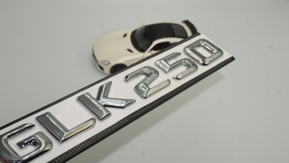 GLK 250 Bagaj Krom Metal 3M 3D Yazı Logo