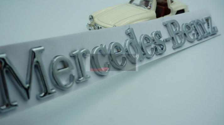 Mercedes Benz Bagaj 3M 3D Parlak Krom Metal Yazı
