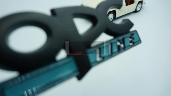 Opel OPC Line Krom Metal 3M 3D Çamurluk Yanı Logo Amblem Seti