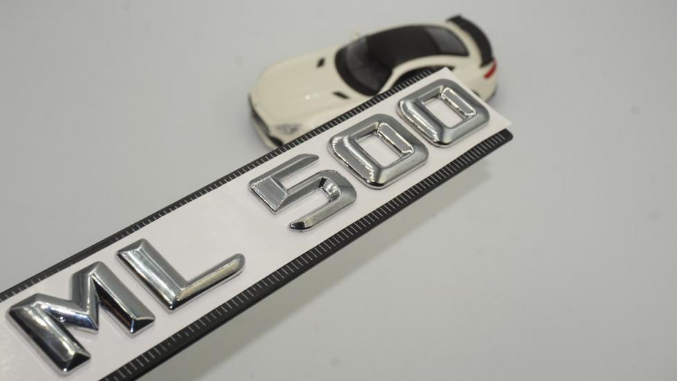 ML500 Bagaj Krom Metal 3M 3D Yazı Logo