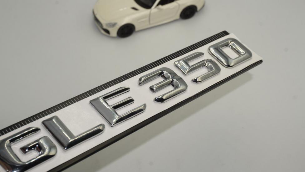 GLE 350 Bagaj Krom Metal 3M 3D Yazı Logo