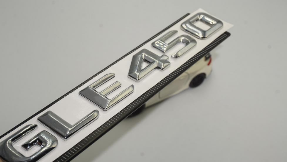 GLE450 Bagaj Krom Metal 3M 3D Yazı Logo