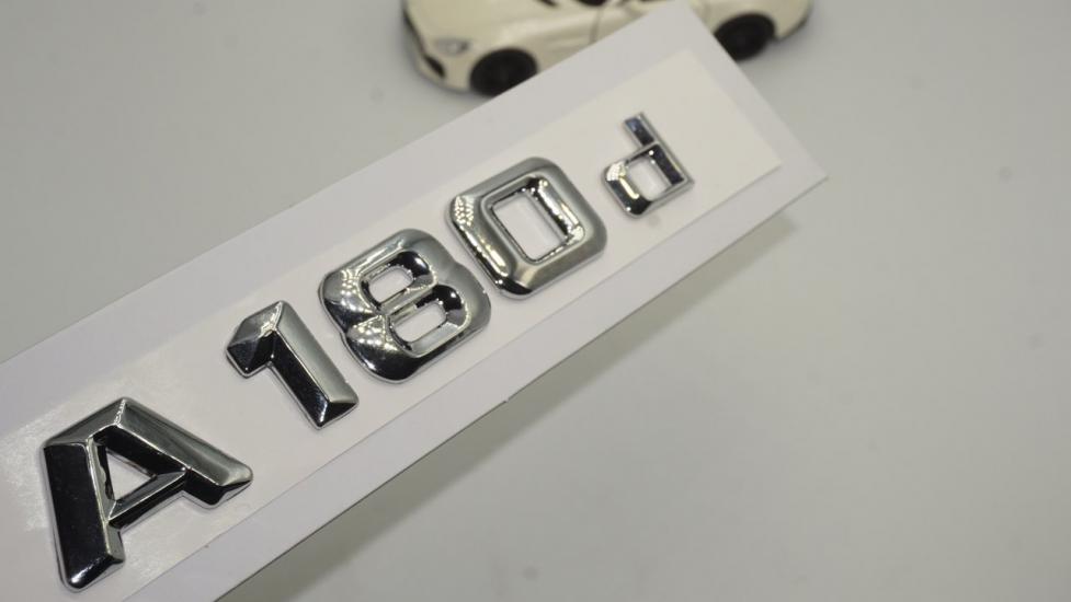 A180d Bagaj Krom Metal 3M 3D Yazı Logo
