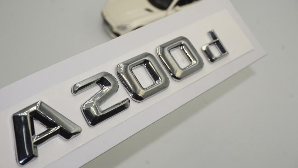 A200d Bagaj Krom Metal 3M 3D Yazı Logo