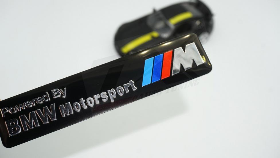Bmw M Motorsport Krom Metal Body Plaka 3M 3D Logo Amblem