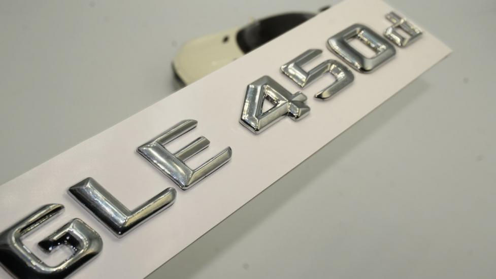 GLE450d Bagaj Krom Metal 3M 3D Yazı Logo
