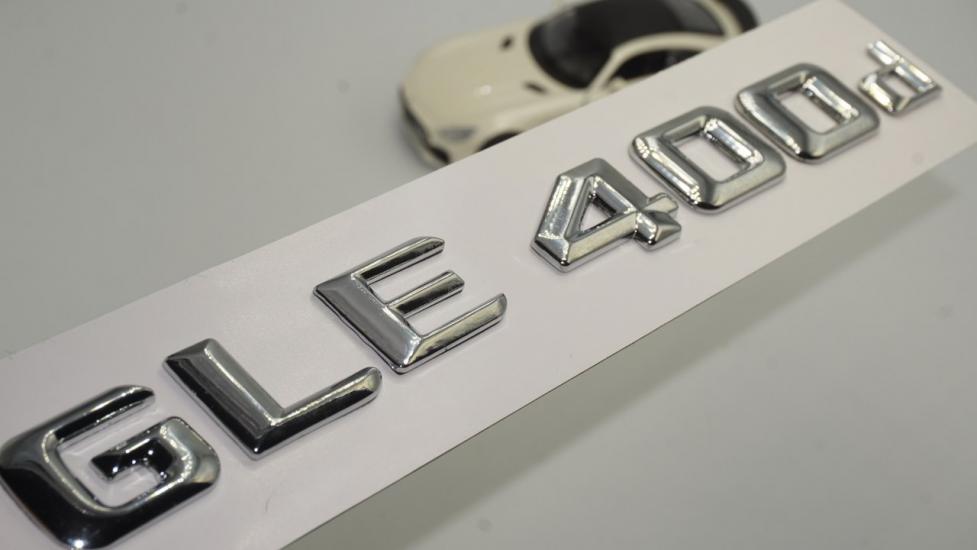 GLE400d Bagaj Krom Metal 3M 3D Yazı Logo