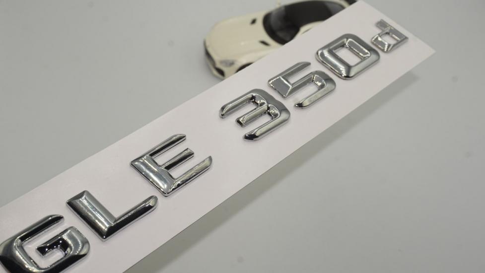 GLE350d Bagaj Krom Metal 3M 3D Yazı Logo