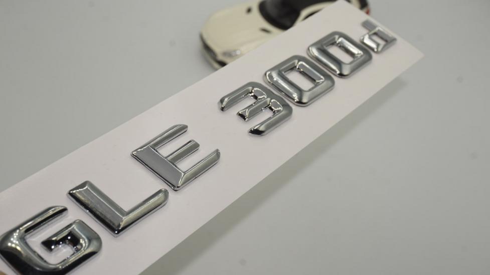GLE300d Bagaj Krom Metal 3M 3D Yazı Logo