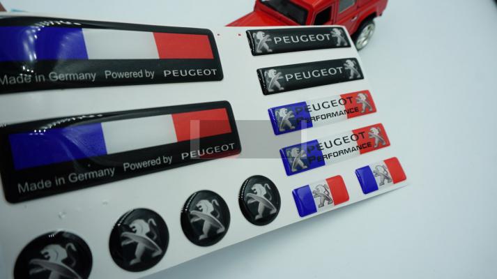 Peugeot Performance Logo Damla Silikon Grup Sticker