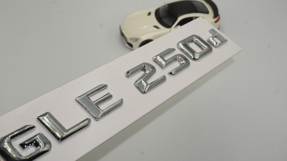 Mercedes Benz GLE250d Bagaj Krom Metal 3M 3D Yazı Logo