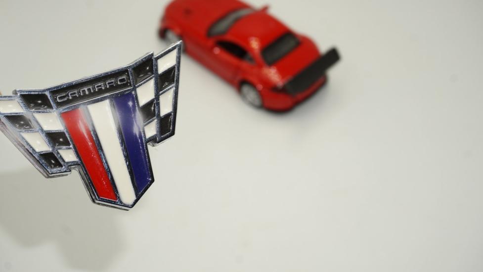 DK Chevrolet Camaro 3M 3D Krom Metal Bagaj Logo