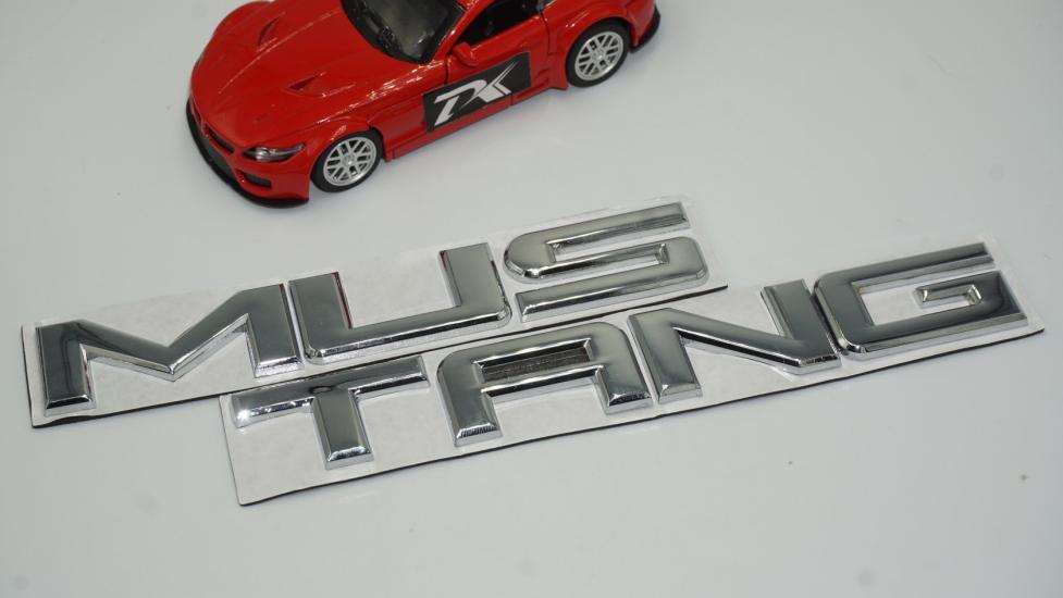 DK Ford Mustang Bagaj 3M Krom Metal Yazı Logo Amblem