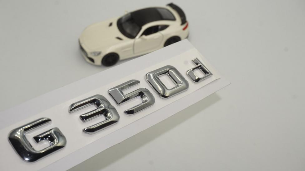 G350d Bagaj Krom Metal 3M 3D Yazı Logo