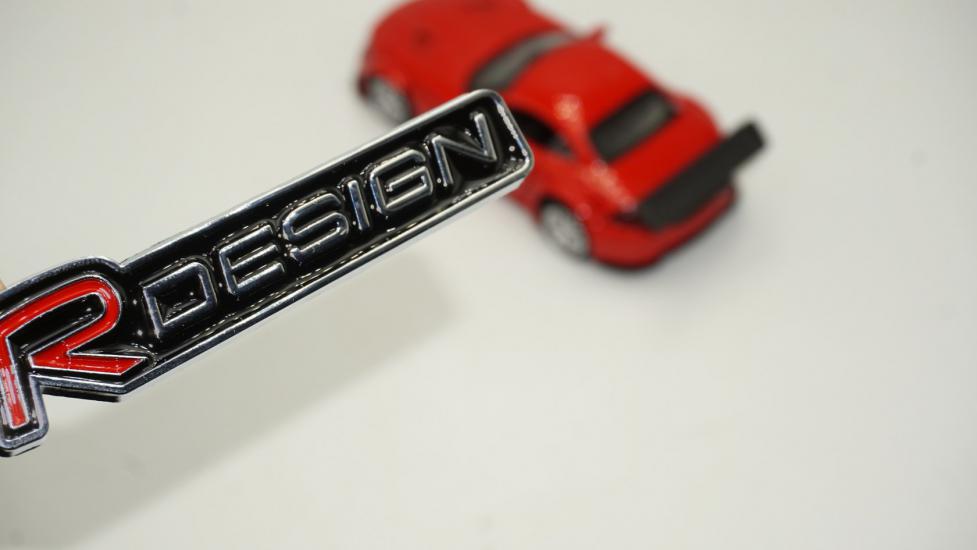 Volvo R Design Bagaj Krom Metal 3M 3D Yazı Logo