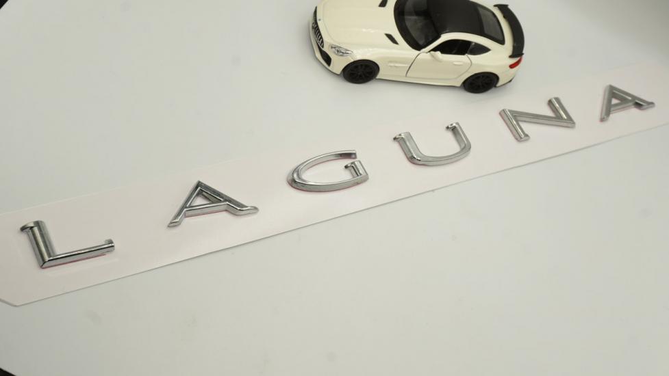 Renault Laguna Bagaj Krom ABS 3M 3D Yazı Logo Amblem