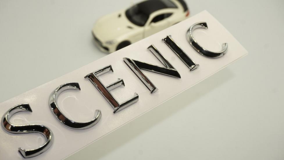 Renault Scenic 2 Krom ABS 3M 3D Bagaj Yazı Logo