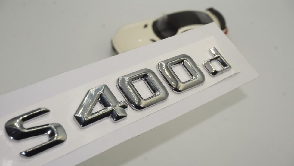 S400d Bagaj Krom Metal 3M 3D Yazı Logo