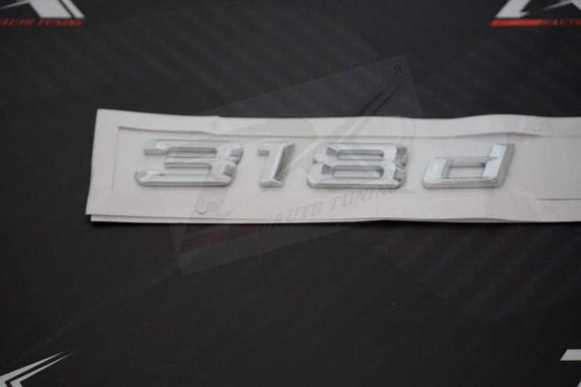Bmw 318d Krom Metal 3M 3D Bagaj Logo Yazı Orjinal Ürün