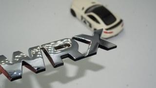 Subaru WRX Krom Metal 3M 3D Bagaj Yazı Logo Orjinal Ürün