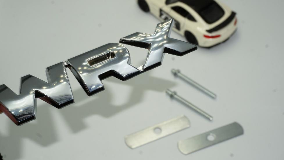 Subaru WRX Krom Metal Ön Panjur Vidalı Yazı Logo Orjinal Ürün