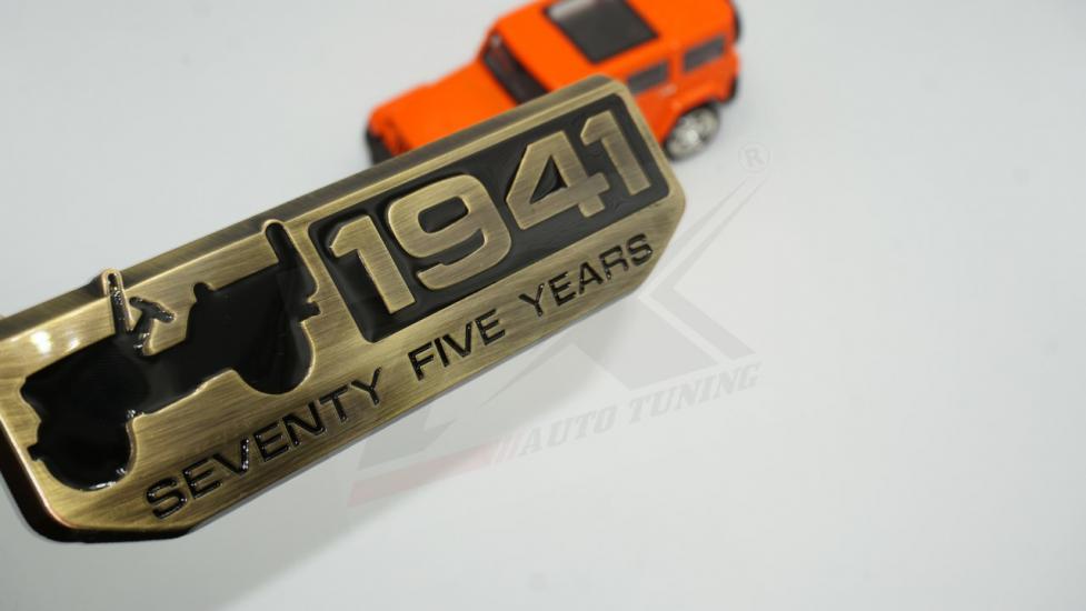 Jeep 1941 Wrangler Cherokee Renegade Patriot Bagaj Yazı Krom Metal 3M Logo