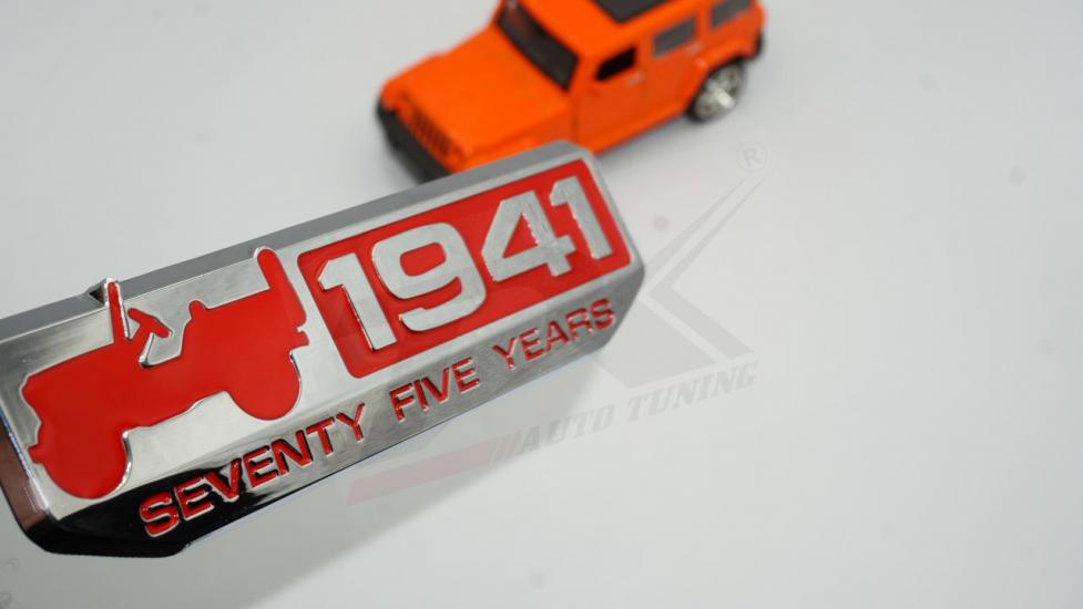 Jeep 1941 Wrangler Cherokee Renegade Patriot Bagaj Yazı Krom Metal 3M Logo