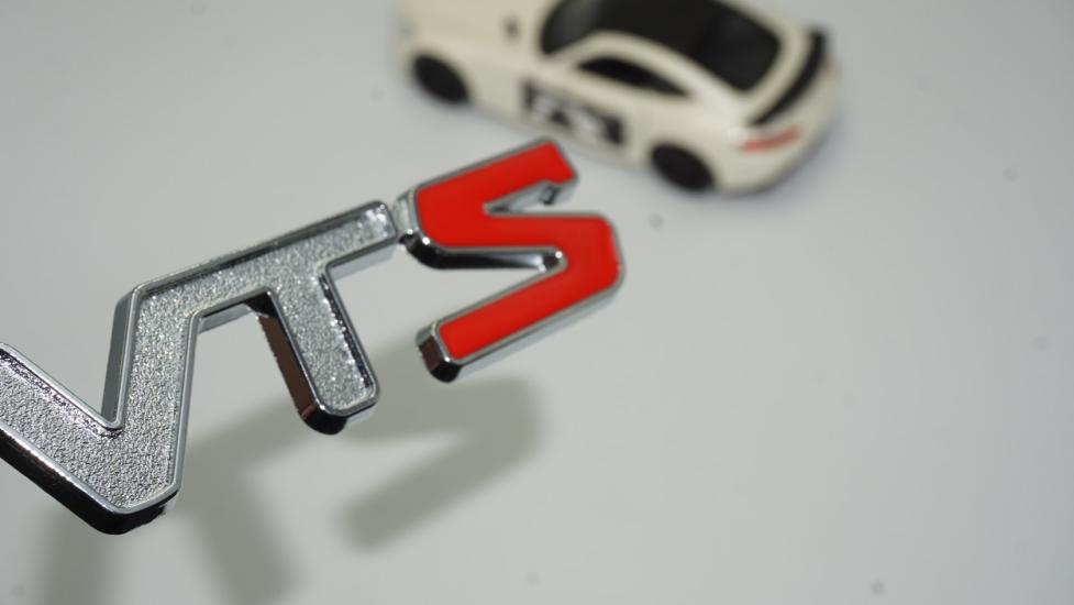 Citroen VTS Krom Metal 3M 3D Bagaj Yazı Logo