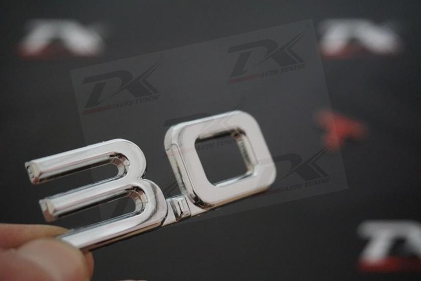Audi 3.0 T Bagaj Krom Metal 3M 3D Yazı Logo Orjinal ürün