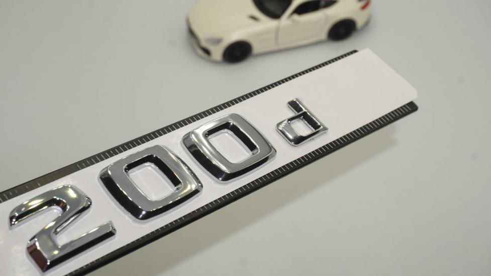 200d Bagaj Krom ABS 3M 3D Yazı Logo