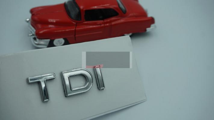 Audi TDI A4 S4 A5 S5 A6 C6 A7 Yeni Nesil Bagaj Krom ABS 3M 3D Yazı Logo Amblem