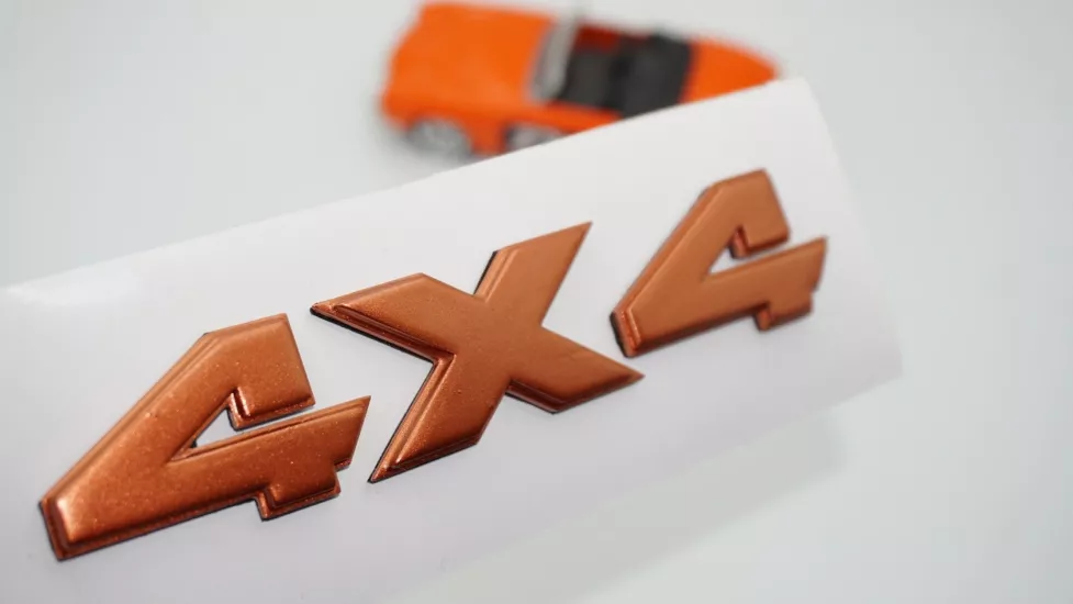 DK Tuning 4X4 Arazi Off Road Bagaj Bronz Renk Logo Arma Amblem