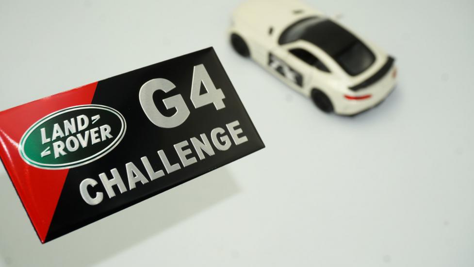 Land Rover Logo G4 Challenge Body Plaka Logo Amblem Arma