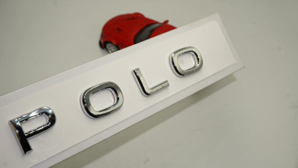 Volkswagen Polo 2021+ Bagaj 3M 3D Yeni Nesil Krom ABS Yazı Logo Amblem