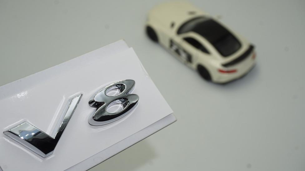 DK Jaguar V8 XJ XJL XF Bagaj 3M 3D Krom Logo Amblem Orjinal Ürün