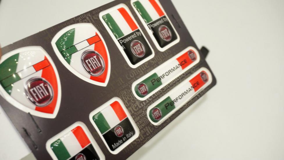 Fiat Performance Logo Damla Silikon Grup Sticker