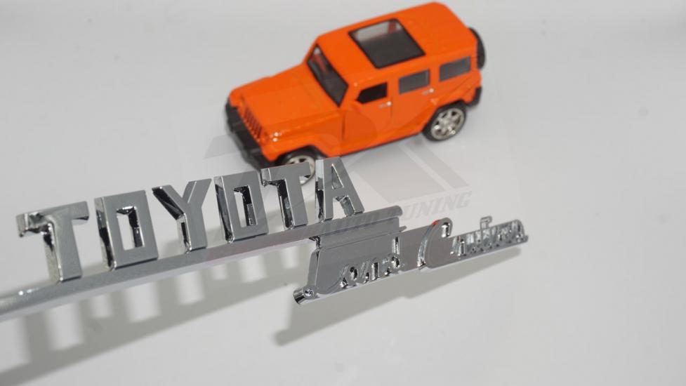Toyota Land Cruiser Heritage Edition Arka Yan Sütun Yazı Amblem Rozeti Seti