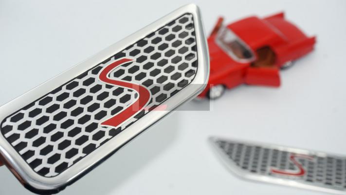 Mini Cooper S Çamurluk Yanı 3M 3D Logo Amblem 2 Li Set