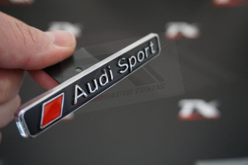 Audi Sport A1 A2 A3 A4 A5 A6 A7 Q Series Ön Panjur Krom Metal Logo