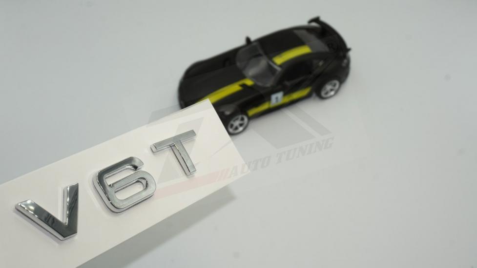 Audi V6 T 3M 3D Bagaj Logo Amblem Orjinal Ürün