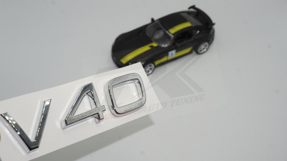 Volvo V40 Krom ABS 3M 3D Bagaj Logo Yazı Orjinal Ürün