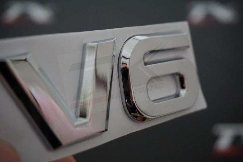 Mercedes Benz AMG V6 3M 3D Çamurluk Yanı Metal Yazı Logo